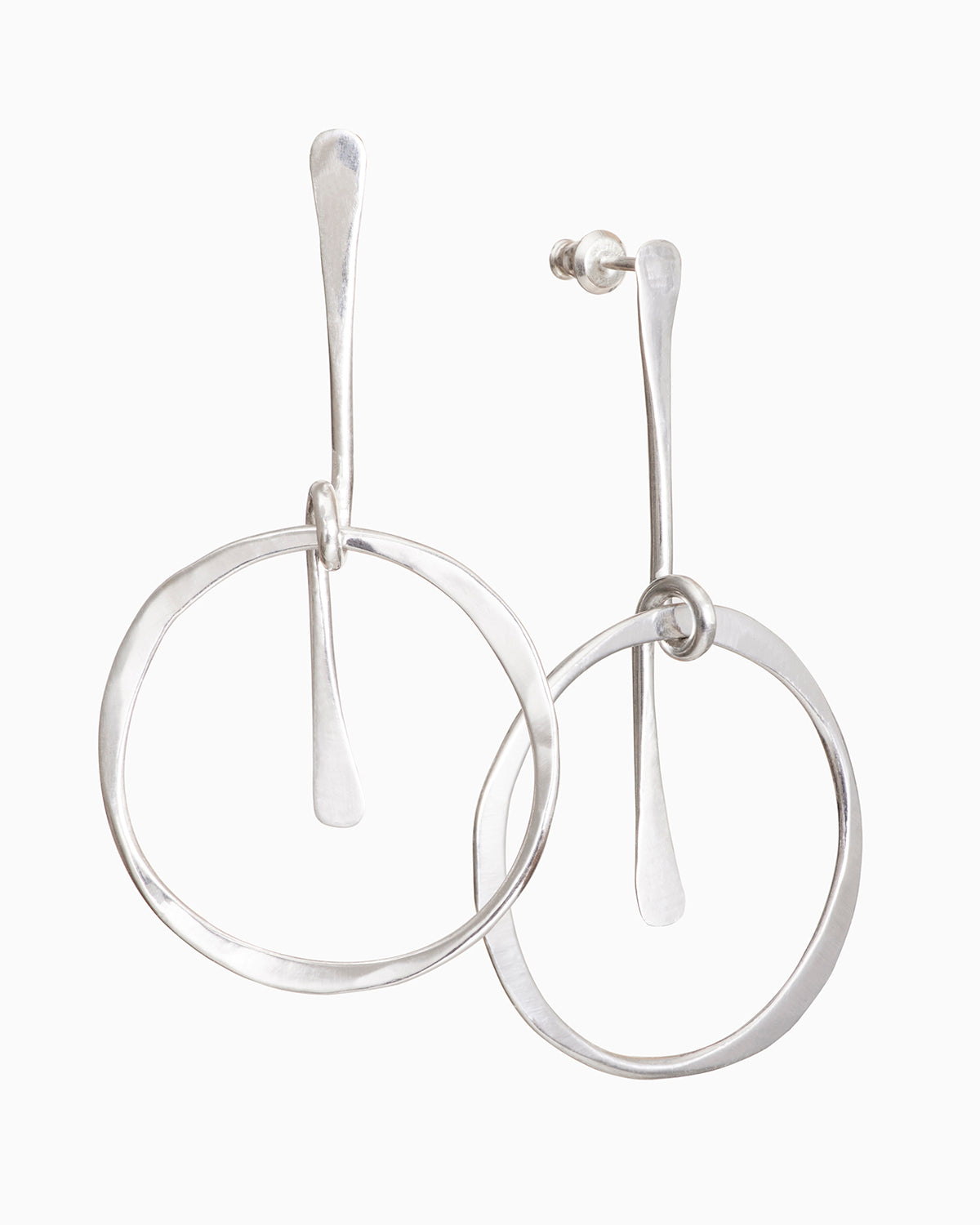 Single Loop Drop Earings