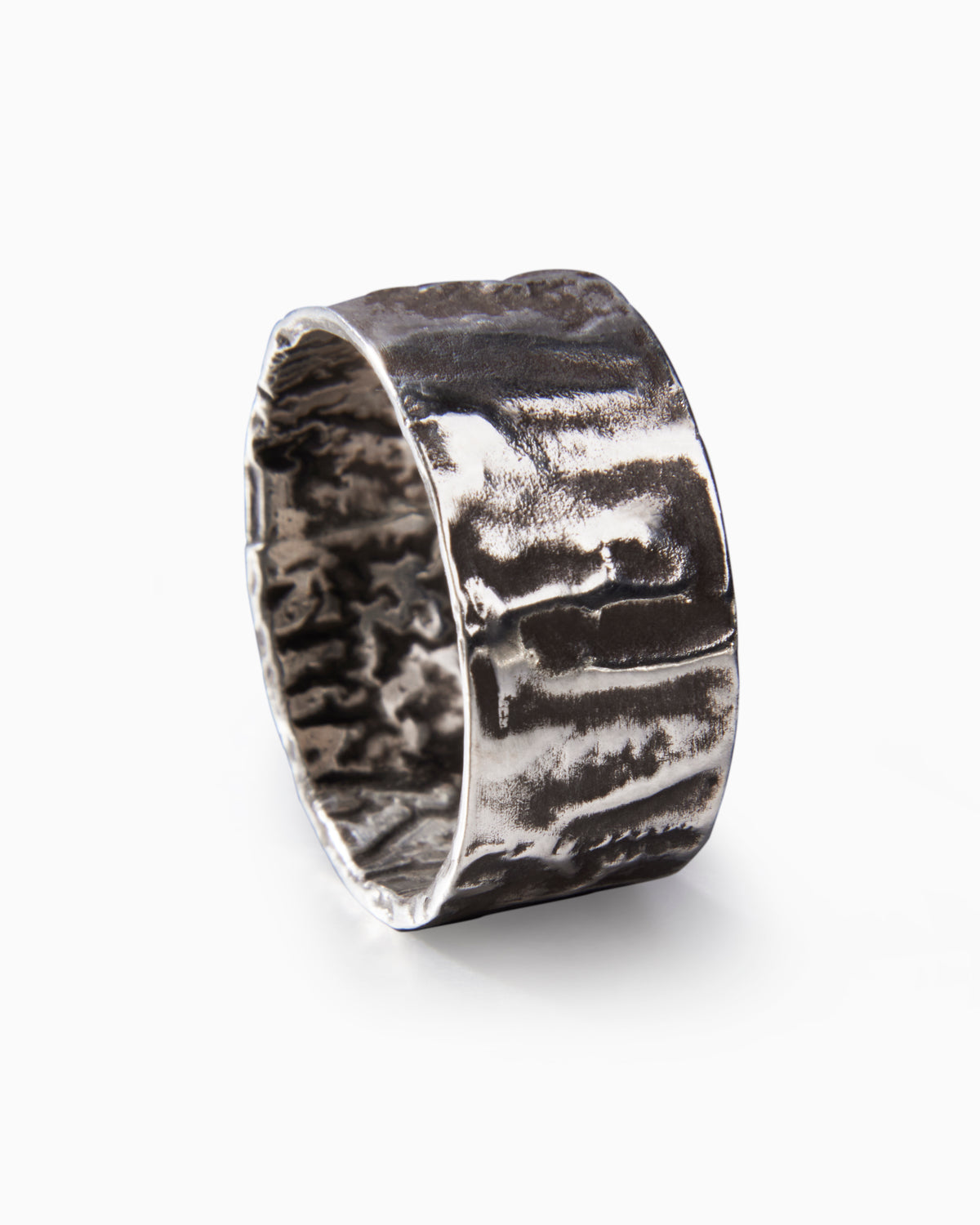 Reticulated Silver Band